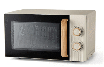GMM201WC-21 Cream Scandi Microwave with Manual Controls