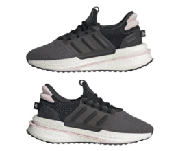 adidas Women X_PLRBOOST Shoes – Grey/Black (Size 3.5-8)